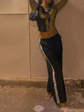 Load image into Gallery viewer, Striped Drawstring Casual Cargo Pants
