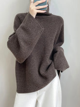 Load image into Gallery viewer, Elegant Merino Turtleneck Knit Sweater
