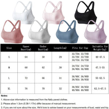 Load image into Gallery viewer, Women High Impact Sports Bra Criss Cross Back Padded Bra Workout Fitness Sports Yoga Bras Shockproof Sport Crop Top Vest
