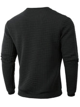 Load image into Gallery viewer, Modern Jacquard Crewneck Knit Pullover
