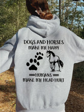 Load image into Gallery viewer, Animal Print Drawstring Cotton Hoodie
