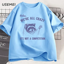 Load image into Gallery viewer, Relax Crazy Graphic Tee Men
