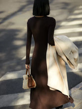 Load image into Gallery viewer, Merino Knit A-Line Dress
