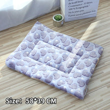 Load image into Gallery viewer, Soft Pet Bed Mats Short Plush Pet Sleeping Bed Mats for Cats Dogs Cute Pad Blanket Warm Kitten Cushion Cat Accessories
