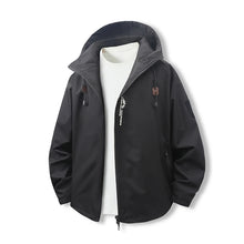 Load image into Gallery viewer, Modern Hooded Zipper Trench Coat
