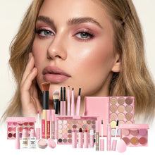 Load image into Gallery viewer, All In One Makeup Set Gathering All Cosmetic Including Base Makeup, Concealer, Contour ,Powder Blusher, Eyebrow Eye, Lip Makeup
