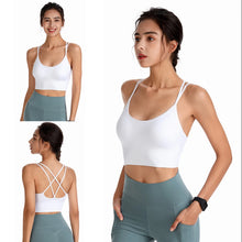 Load image into Gallery viewer, 1Pcs Women Sports Bras Seamless Criss Cross Back Sexy Padded Fitness Yoga Vest Gym Running Crop Top Breathable Beauty Bras
