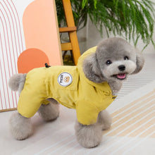 Load image into Gallery viewer, Pet clothes pet dog dog fotton-padded coat autumn and winter new pet clothing 24 college four-legged cotton-padded coat
