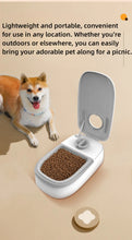 Load image into Gallery viewer, Pet Automatic Feeder Timed Quantification Separate Bowls for Dry Wet Feeding Easy to Clean Short-distance Travel Home Use
