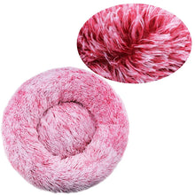 Load image into Gallery viewer, 40-90cm 6 Sizes Round Pet Bed for Large Dog Bed Super Soft Cat Bed Plush Dog House for Medium Dog House Winter Warm Sleeping
