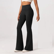 Load image into Gallery viewer, High-end Yoga Leggings Slim Yoga Pants High Waist Wide Leg Pants Bottoms Breathable Gym Casual Sports Bell Leggings Female
