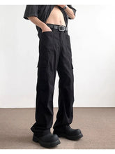 Load image into Gallery viewer, Pants Men's Trendy American Paratrooper Overalls Men's Summer Casual Handsome Outdoor Loose Straight
