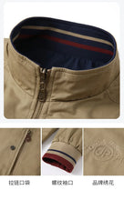 Load image into Gallery viewer, Reversible Slim Stand Collar Jacket
