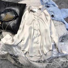 Load image into Gallery viewer, Elegant Silk Touch Office Blouse
