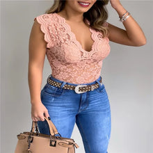 Load image into Gallery viewer, New Tanks For Women Summer Women Lace Sexy Camisole V Neck Tank Top Underwear Vest Candy Color Bralette Female Lace Underwears

