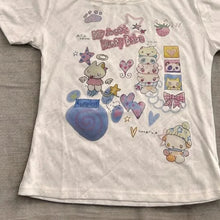 Load image into Gallery viewer, Cute Grils Printing T-shirts Gothic Grunge Graphic Women T-shirts Emo Girls Letter Printing Summer Slim Women T-shirts Y2k Style
