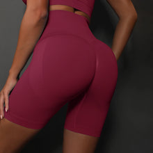 Load image into Gallery viewer, Yoga Shorts Women Sports Shorts Seamless Gym Workout Shorts High Waist Push Up Fitness Sports Shorts Cycling Shorts
