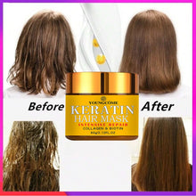 Load image into Gallery viewer, Hair Repairs Hair Mask Biotin Collagen Keratin Treatment Hairs Conditioner Hair Essential Oil Nourishing for Dry Damaged
