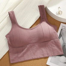 Load image into Gallery viewer, Breathable Sports Bra Anti-Sweat Fitness Top Women Seamless Yoga Bra Shockproof Crop Top Push Up Sport Bra Gym Workout Top
