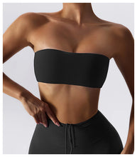 Load image into Gallery viewer, Sports Bra Sport Top Woman Gym Underwear Strapless Bustier Breathable Elastic Workout Tops Fitness Training Brassiere Yoga Bras
