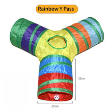 Load image into Gallery viewer, Cat Tunnel Pet Supplies Cat S T Pass Play Tunnel Foldable Cat Tunnel Cat Toy Breathable Drill Barrel for Indoor loud paper
