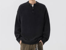 Load image into Gallery viewer, Knitted Sweater Men's Spring and Autumn Loose Casual Hoodie

