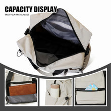 Load image into Gallery viewer, Travel Bag with Large Capacity for Short-Distance Travel, Storage Luggage Bag, Portable Lightweight Crossbody Sports and Fitness Bag for Women, Expandable and Can Be Attached to a Trolley Case
