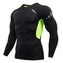 Load image into Gallery viewer, Gym Sports T-shirts for Men Long Sleeve Tights Boxing Sportswear Breathable Quick Dry Fitness Tops Male Outdoor Training Clothes
