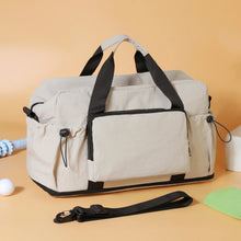 Load image into Gallery viewer, Travel Bag with Large Capacity for Short-Distance Travel, Storage Luggage Bag, Portable Lightweight Crossbody Sports and Fitness Bag for Women, Expandable and Can Be Attached to a Trolley Case
