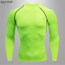 Load image into Gallery viewer, Gym Fitness T Shirt Men's Short Sleeve Summer Boxing Jersey Legging Men Rashguard Compression Pants Quick Dry Tight T-Shirts Men
