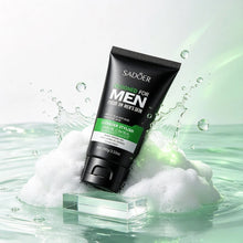 Load image into Gallery viewer, Men Glacier Mud Salicylic Acid Cleanser Long Oil Control Deep Purify Pores Wash Daily Grime Soft Coarse Skin Facial Cleanser
