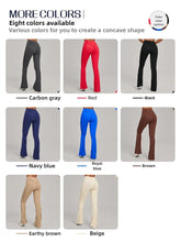 Load image into Gallery viewer, Gym Workout Women's Wide-Leg Tight-Fitting Hip-Lifting Yoga Flared Pants Dance High-Waist Flared Casual Outdoors Sports Trousers
