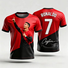 Load image into Gallery viewer, 2026 Ronaldo 7 Football Jersey Chatgpt Ai Style Adults and Kids Fan Edition Summer Soccer Training Tops Comfortable Sportswear
