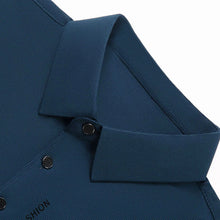 Load image into Gallery viewer, Men's Short Sleeve Solid Color Polo Shirt Breathable Comfortable Elastic Top New Arrivals Casual Business Style
