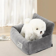 Load image into Gallery viewer, Dog Car Seat Pet Travel Booster Seat with Handle Dog Safety Car Seat Dog Car Bed Dual-Use for Car and Home Travel Carrier Bed
