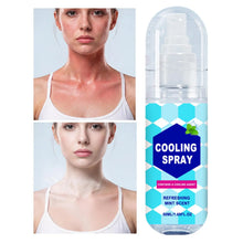 Load image into Gallery viewer, Cooling Spray for Body 50ml Summer Face Refreshing Mist Mint Scent Instant Cooling Spray for Adults Outdoor Activities Workout
