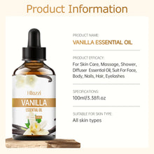 Load image into Gallery viewer, 100ml/60ml/30ml Vanilla essential oil Hydrating and moisturizing Skin care Aromatherapy essential oil Aromatherapy Humidifier
