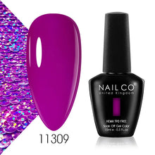 Load image into Gallery viewer, NAILCO 15ml Nail Gel Polish Semi Permanent UV Varnish Nails Art Gel Vernis Manicure TOP BASE Nails Products Supplies Equipment
