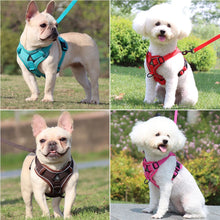 Load image into Gallery viewer, Harness and Leash Set Pet Accessories Dog Harness For Small Dog French Bulldog Pug Pitbull Puppy Pectoral Collar Chiens Supplies
