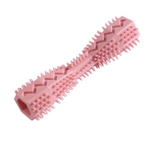 Load image into Gallery viewer, Dog Teething Toy Chew Stick Bite Resistant Fun Leak Proof Food Toy Pet Teether Cleaner Stick
