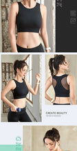 Load image into Gallery viewer, Sports Bras for Women Quick Drying Mesh Racerback Sports Bra Seamless Padded Sports Bra Yoga Bras Workout Bra Activewear Bra

