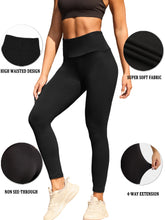 Load image into Gallery viewer, Women's Super Soft Leggings High Waisted Tummy Control No See Through Workout Yoga Running Athletic Push Up Gym Fitness Leggings
