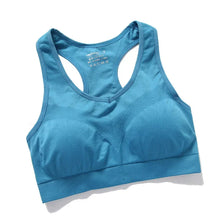 Load image into Gallery viewer, Women Sports Bra Top Push Up Fitness Bra Underwear Sport Tops Breathable Running Vest Gym Active Bras Seamless Yoga Bra
