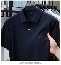 Load image into Gallery viewer, Men's 100% Cotton Polo Shirt - Summer Casual Breathable Tee,19 Colors,Ideal for Golf and Sports,Business Casual,Silk-Like Finish
