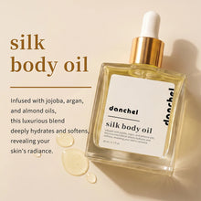 Load image into Gallery viewer, Silk Body Oil Face Body Versatile Care Fast Absorbing Deep Hydration Silky Smooth Brighten Even Tone Firm Skin Silk Body Oil

