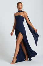 Load image into Gallery viewer, Backless High Split Summer Dress
