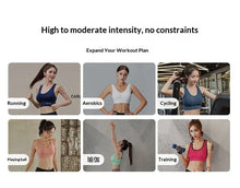 Load image into Gallery viewer, High-strength Shockproof Front-zip High Elasticity Anti-sagging Plus-size 100% Nylon High Support Seamless Sports Bra Beautiful
