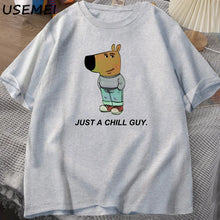Load image into Gallery viewer, Chill Meme Graphic Cotton Tee
