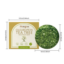 Load image into Gallery viewer, Herbal Dandruff Removal Shampoo Bar Mild Tea Tree Oil Essence Oil Control Scalp Cleansing Hair Care Soap Hair Damaged Repairing
