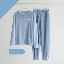 Load image into Gallery viewer, Thick Coral Fleece Pajama Set

